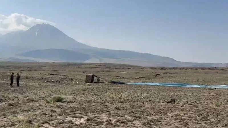 Aksaray'da sıcak hava balonu sert iniş yaptı: 1 ölü, 19 yaralı