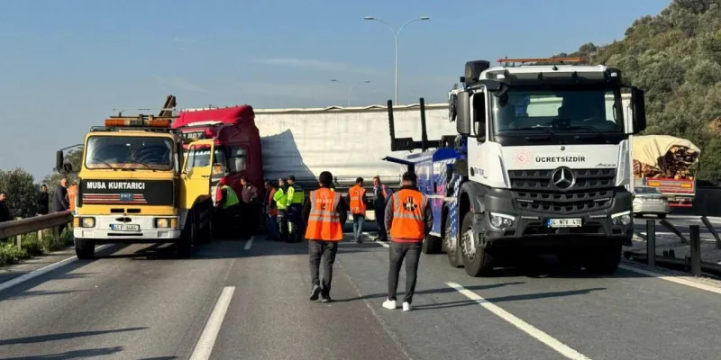Anadolu Otoyolunda zincirleme kaza: Ankara istikameti kapatıldı