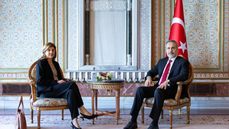 Bakan Fidan, BM Genel Sekreteri'nin Kıbrıs Şahsi Temsilcisi Cuellar'ı kabul etti