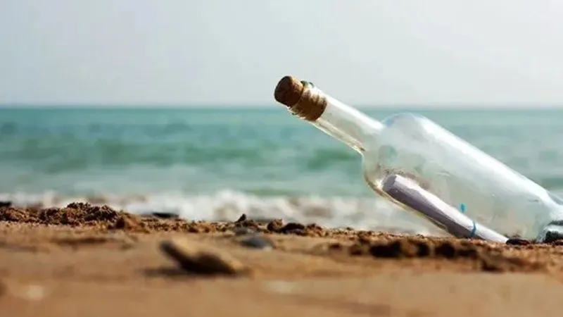 Bir asırlık mesaj! Şişedeki mektup 109 yıl sonra bulundu