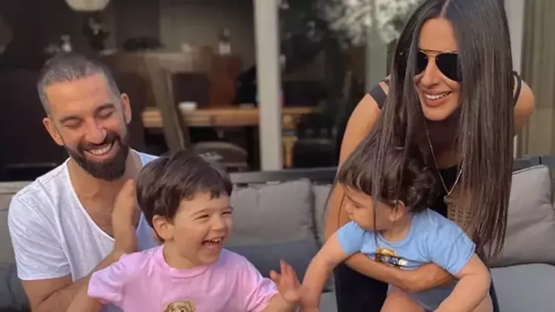 Arda Turan'ın Çocukları İngilizce Konuşunca Ortalık Karıştı!