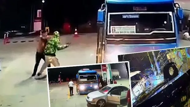 Hatlarına dahil edilen özel halk otobüslerini taş ve sopa ile karşıladılar
