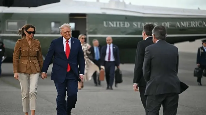 Trump ve Melania Ölümden Döndü! Helikopter Neden Acil İniş Yaptı?