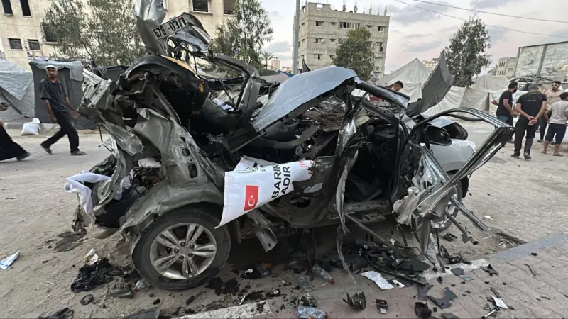 Gazze'de İHH Çalışanlarına İsrail Saldırısı: 5 Şehit!