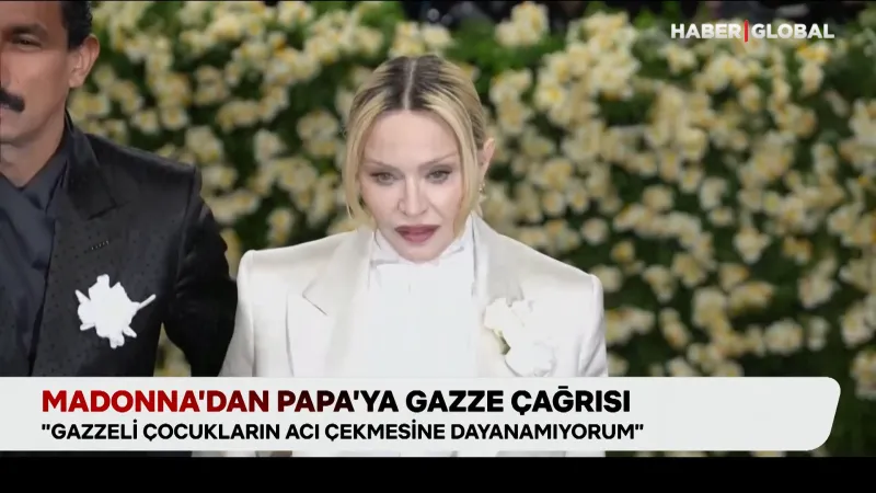 Madonna’dan Papa’ya Gazze çağrısı