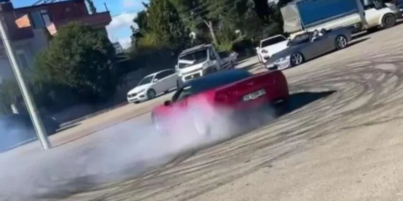 Antalya'da Drift Terörü! Silahlı Sürücüye Şok Ceza!