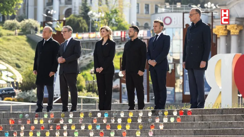 Avrupalı Liderler Kiev'de! Putin'e Ateşkes Çağrısı mı?