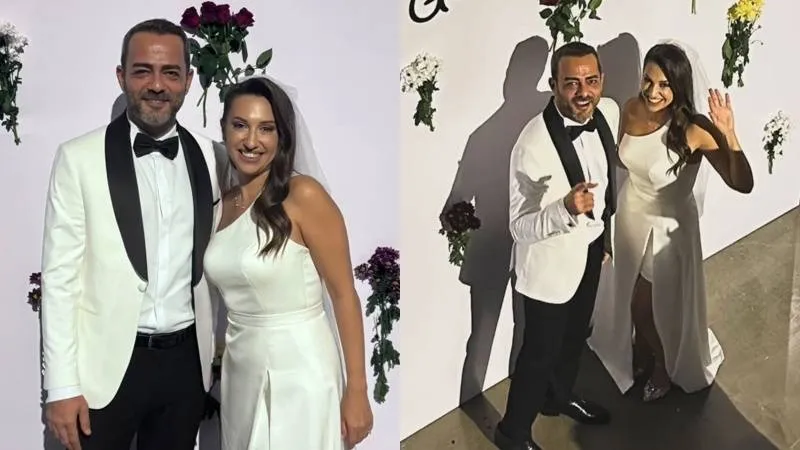 Kerem Fırtına ve Gözde Şeker Evlendi! İşte Düğünden İlk Kareler