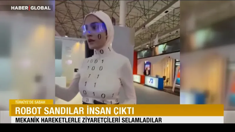 Robot sandılar insan çıktı!