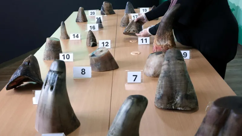 Singapur'da Şok Baskın! 800 Bin Dolarlık Gergedan Boynuzu Operasyonu