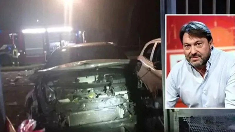 Ünlü gazetecinin aracına bombalı saldırı!