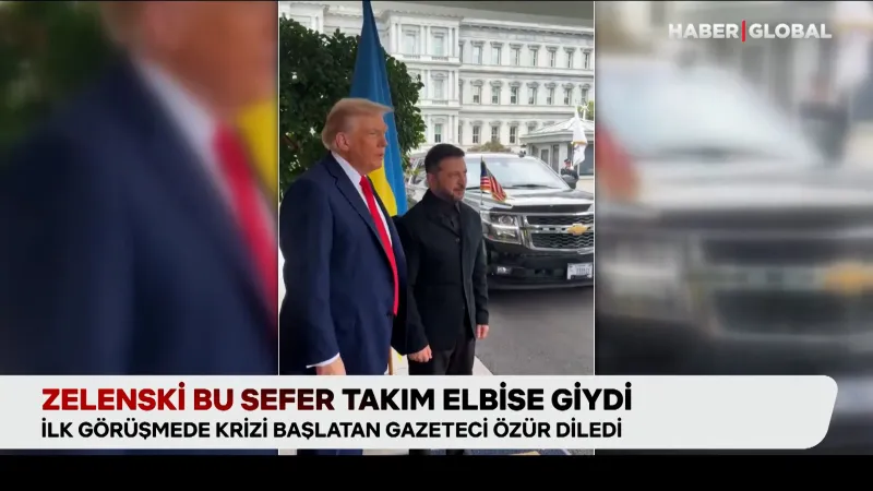 Zelenskiy'den Trump'a Takım Elbise Şov! Eleştirilere Cevap Mı?